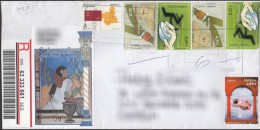 Spain Cover To Serbia - Storia Postale