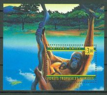 Switzerland (UN Geneva) - 1998 Monkey Block MNH__(TH-176) - Blocchi & Foglietti