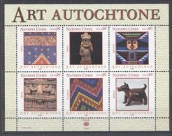 Switzerland (UN Geneva) - 2003 Indigenous Art Block MNH__(TH-5733) - Blocks & Kleinbögen