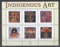 United States (UN New-York) - 2003 Indigenous Art Block MNH__(TH-9979) - Hojas Y Bloques