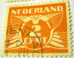 Netherlands 1924 Carrier Pigeon 2c - Used - Gebraucht