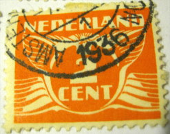 Netherlands 1924 Carrier Pigeon 2c - Used - Oblitérés