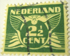 Netherlands 1924 Carrier Pigeon 2.5c - Used - Gebruikt