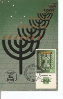 Israel -Déclaration De L'indépendance ( CM De 1955 à Voir) - Maximumkarten