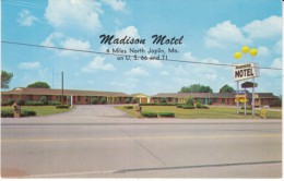 Route 66, Webb City MO Missouri, Madison Motel, Lodging, 1960s Vintage Postcard - Route '66'