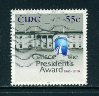 IRELAND - 2010 The Presidents Award 55c Used As Scan - Gebruikt