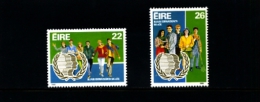 IRELAND/EIRE - 1985  INTERNATIONAL YOUTH YEAR  SET  MINT NH - Neufs