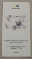 IVAN VUCETIC ( Juan Vucetich - Argentina ) - Croatia Post Postage Stamp Prospectus * Dactylography Dactyloscopie Police - Polizei - Gendarmerie