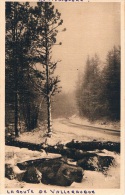 MONT-AIGOUAL - La Route De VALLERAUGUE Au Mont-Aigoual, En Hiver Avec De La Neige - Non Circulée, Petit Format, 2 Scans - Valleraugue