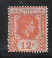 PB90A - MAURITIUS , Giorgio VI 1938 : Yvert Il N. 206a (Gibbons N. 257a) Dent 15x14  ***  Splendido - Mauritius (1968-...)