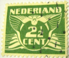 Netherlands 1924 Carrier Pigeon 2.5c - Used - Gebraucht