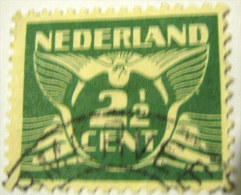 Netherlands 1924 Carrier Pigeon 2.5c - Used - Gebraucht