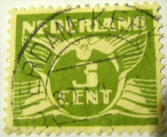 Netherlands 1924 Carrier Pigeon 3c - Used - Gebruikt