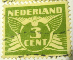 Netherlands 1924 Carrier Pigeon 3c - Used - Gebraucht