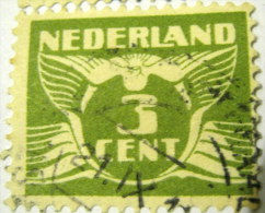 Netherlands 1924 Carrier Pigeon 3c - Used - Gebraucht