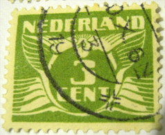 Netherlands 1924 Carrier Pigeon 3c - Used - Usati