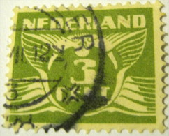 Netherlands 1924 Carrier Pigeon 3c - Used - Gebraucht