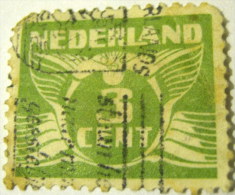 Netherlands 1924 Carrier Pigeon 3c - Used - Gebruikt