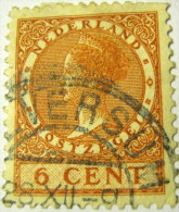 Netherlands 1924 Queen Wilhelmina 6c - Used - Used Stamps