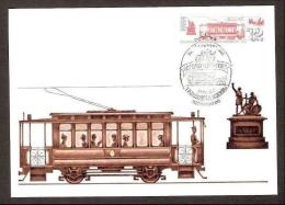 Transport 1981 USSR Stamp  Maxicard Mi 5137  Tramways, 1912  History Of Moscow Municipal Transport. - Tranvie