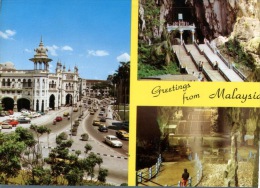 (505) Malaysia - Greetings - KL Railway Station & Batu Cave - Malaysia