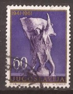 1961 X  JUGOSLAVIJA JUGOSLAWIEN  DENKMAL MONUMENTO     USED - Oblitérés