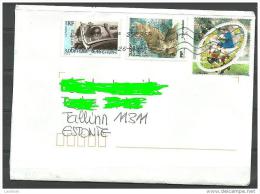 FRANCE Frankreich 2013 Cover To ESTONIA Estland Estonie With Rugby Stamp Etc - Rugby