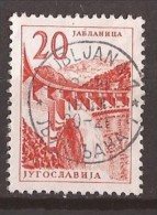 1961 X  JUGOSLAVIJA JUGOSLAWIEN  BOSNIA JABLANICA  CANCELATION  SLOVENIA LJUBLJANA    USED - Used Stamps