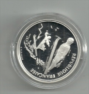 MONNAIE DE PARIS - Jeux Olympiques ALBERVILLE - 1991 - 73 - SAVOIE 100 F Ski Moderne Qualité épreuve Capsule - Commemorative