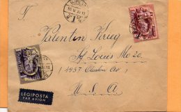Hungary 1950 Cover Mailed To USA - Briefe U. Dokumente