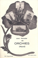 NORD PAS DE CALAIS - 59 - NORD - ORCHIES - Une Pensée Carte Multivues - Orchies