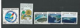 Polynésie: 184/ 188 ** - Unused Stamps