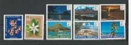 Polynésie:   128/ 129 + 132/ 137 ** - Unused Stamps