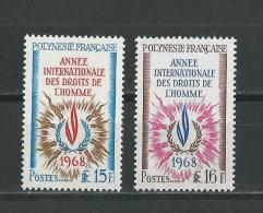 Polynésie: 62/ 63 ** - Unused Stamps