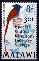 Malawi 1968 MNH (**)  (lot  L39 ) Special United Kingdom Delevert Service - Malawi (1964-...)