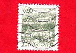 JUGOSLAVIA  - 1981 - Turismo - Travnik  - 5.60 - Usati