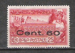 Saint-Marin - Express - Y&T 3 - Neuf * - Express Letter Stamps