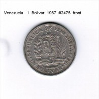 VENEZUELA   1  BOLIVAR  1967  (Y # 42) - Venezuela