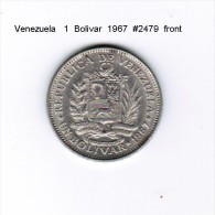 VENEZUELA   1  BOLIVAR  1967  (Y # 42) - Venezuela