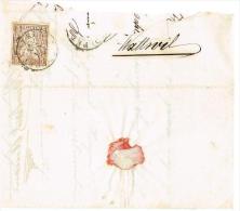 1867 . SUR FRAGMENT. ZÜRICH. Pour .WATTWIL  . - Lettres & Documents