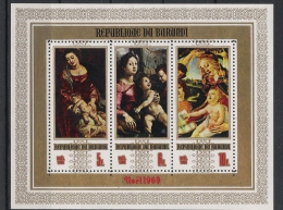 Burundi 1969 Mi# Bl. 38A ** MNH Weihnachten Gemälde Christmas Painting Rubens Madonna Mit Kind - Ungebraucht