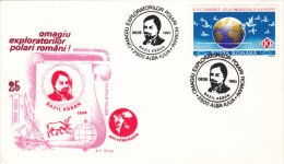 B. ASSAN, EXPLORER, RENDEER, SPECIAL COVER, 1993, ROMANIA - Explorers