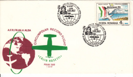 EXPLORERS, POLAR FLIGHTS, CALIN ROSETTI, PLANES, SPECIAL COVER, 1987, ROMANIA - Explorers