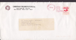 Brazil CHRISTIAN CHILDREN'S FUND Inc. BELO HORIZONTE 1992 Cover Letra To Germany - Cartas & Documentos