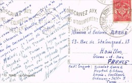 4507. Postal TUNIS (Tunez) Tunisia 1949. Franchise Militaire - Brieven En Documenten