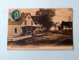 Carte Postale Ancienne :  Main Street , Rockingham Near HALIFAX N. S.,   Stamp 1909 - Halifax