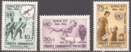 TURKEY..1961..Michel # 1827-1829...MNH. - Unused Stamps
