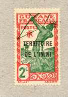ININI : Indigène Tirant à L´arc - Timbres De Guyane De 1929-38 Surchargé "Territoire De L´Inini" - Nuevos