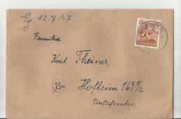 = DE R- BRIEFE 1947 NACH HOFHEIM - Storia Postale