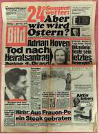 BILD-Zeitung Vom 11. April 1981 : Dallas-Mörder : Aus Frauen-Po Ein Steak Gebraten - Autres & Non Classés